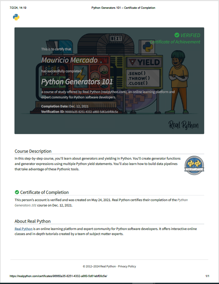 Python Generators 101